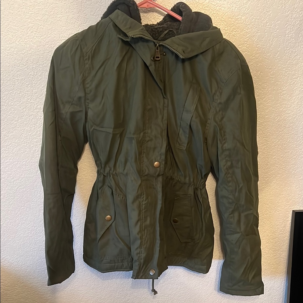 Olive Hooded Women's Jacket